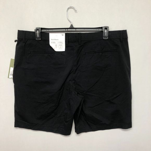 NWT Goodfellow & Co. Men Chino Tech Shorts Size 42 Black B222 -17 - Picture 14 of 16